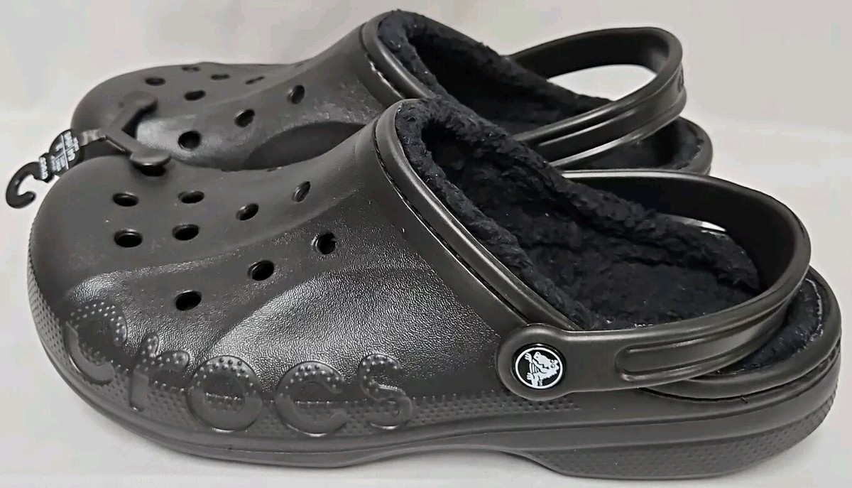 Crocs Baya Lined Crocs Clogs Fur Crocs Baya Lined Fuzz-strap Clog
