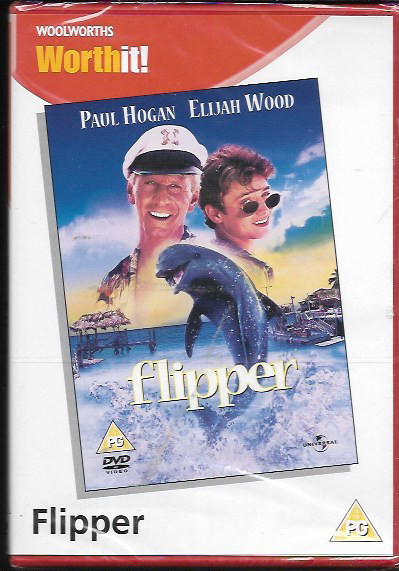 FLIPPER GENUINE R2 DVD PAUL HOGAN ELIJAH WOOD NEW/SEALED