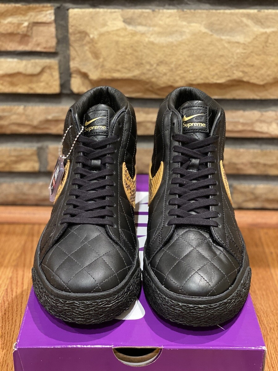 Supreme × Nike SB Blazer Mid Black Supreme x Nike Blazer Mid Black Size 8.5 | eBay