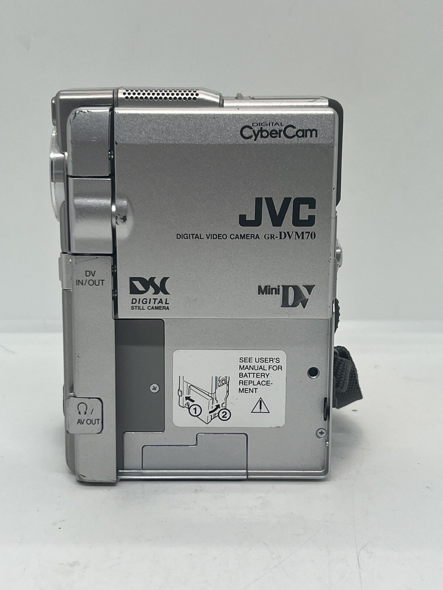 JVC GR-DVM70 MINIDV DIGITAL CYBER CAM CAMCORDER ~ AS IS