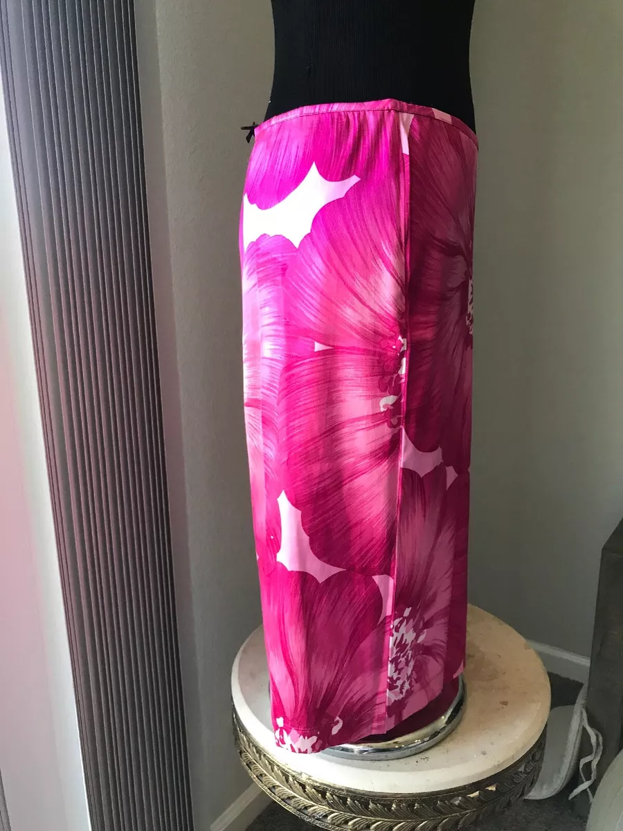 Pink pull on clearance pencil skirt