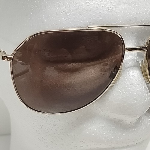 DOLCE & GABBANA Men's Aviator Sunglasses DG2166 488/73 61-14-140 Pale Gold/Brown - Picture 4 of 18