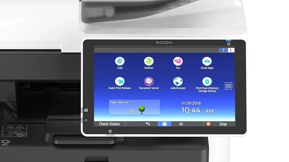 Ricoh IM 350F Mono Multifunction Laser Printer Copier IM350F 37 ppm Teated - Image 3 of 4