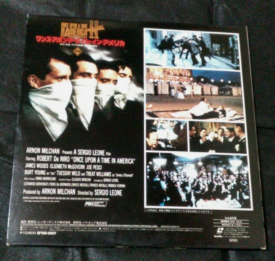 ROBERT DE NIRO ONCE UPON A TIME IN AMERICA JAPAN ORIG 2LD w/OBI POSTER MORRICONE Foto 2 de 4