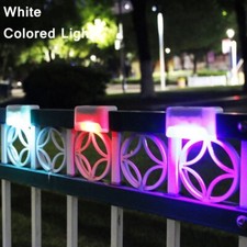 Outdoor Solar Led Deck Lights Path Garden Patio Pathway Stairs Step Fence Lamp