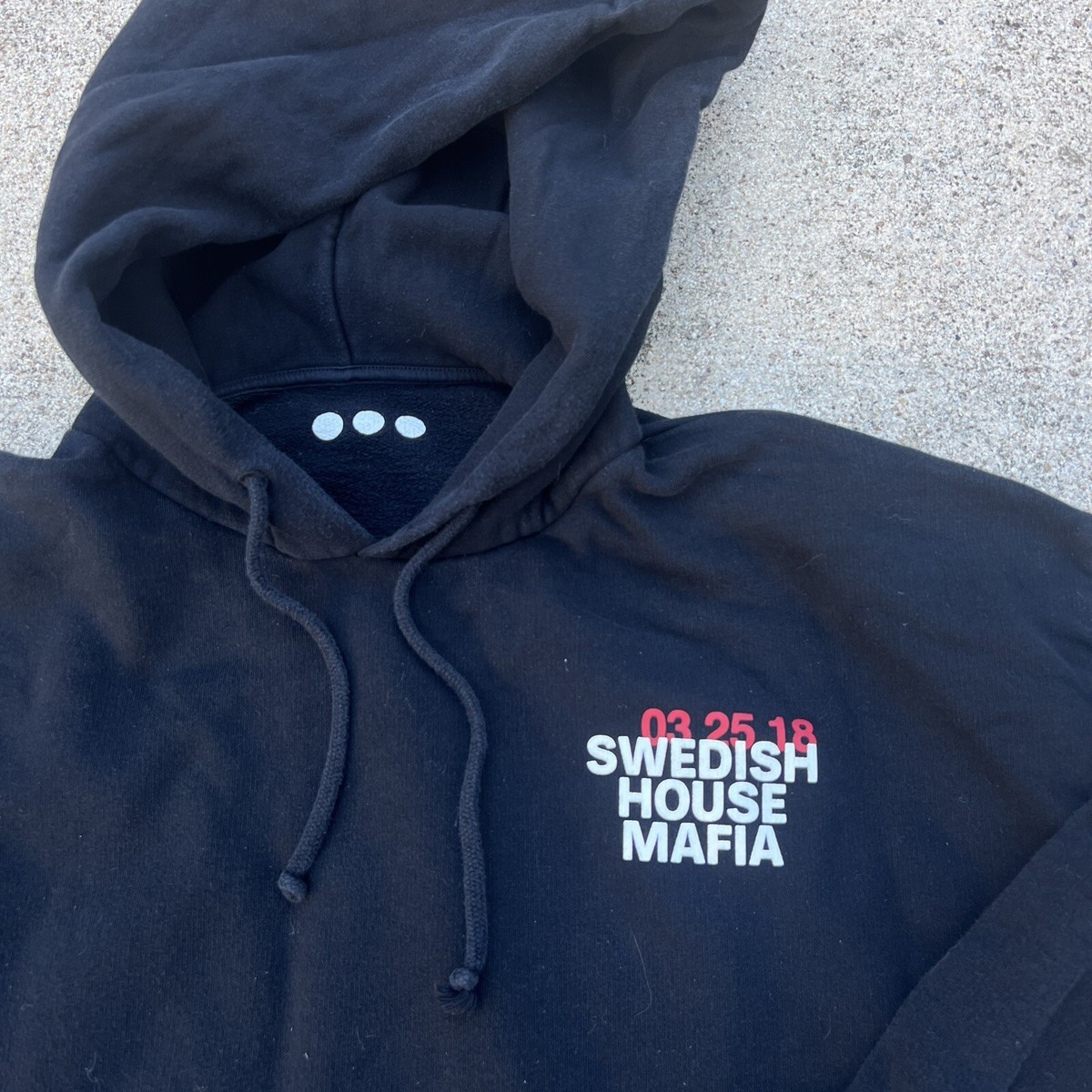 Swedish House Mafia パーカー Swedish House Mafia 2018 Reunion Tour Black Hoodie No Tag