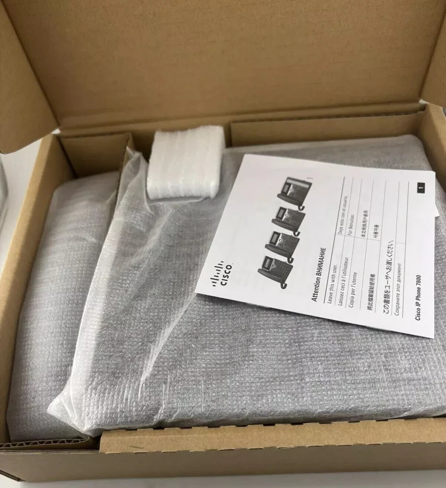 LOT-10 Cisco CP-7841-K9 IP Phone 7841 Desktop Gigabit Ethernet LCD Speakers NEW - Image 3 of 4