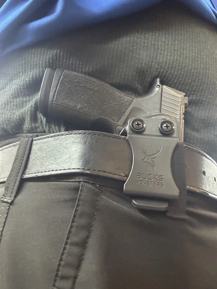 SPRINGFIELD ECHELON 4" IWB Holster w/ Concealment Claw * Bucks Holsters * USA - Image 4 of 4