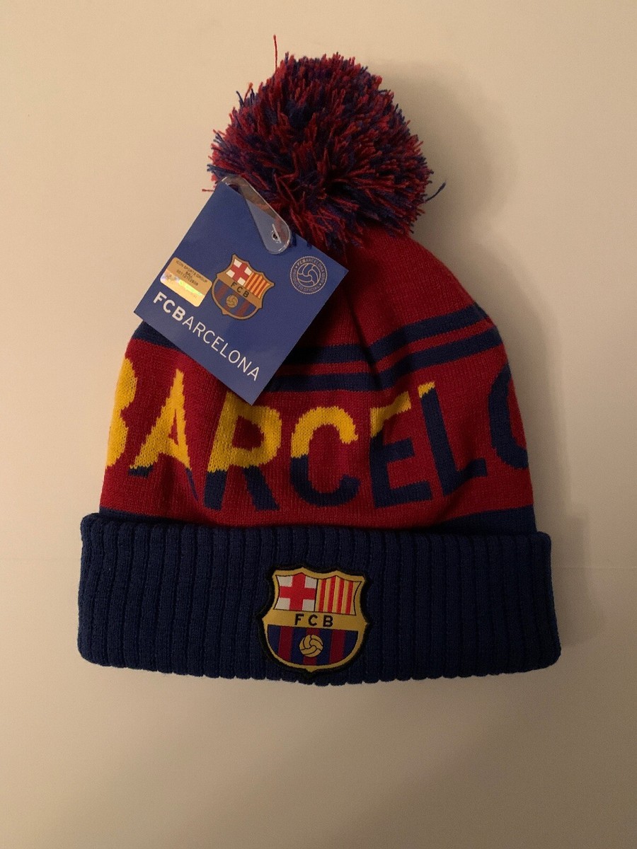 FC Barcelona Soccer Pom Beanie FCBBN-30