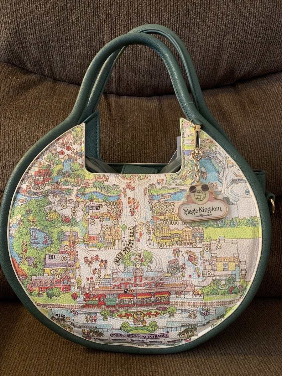 Walt Disney World 50th Anniversary Map Crossbody Bag Purse NEW | eBay