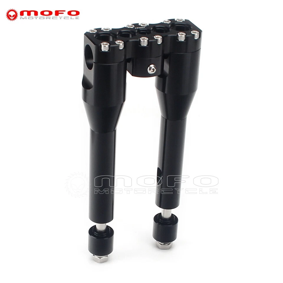 Club Style 8" + 1" Rise Handlebar Riser For Harley Dyna Softail Sportster 1" Bar — 第 4/4 张图片