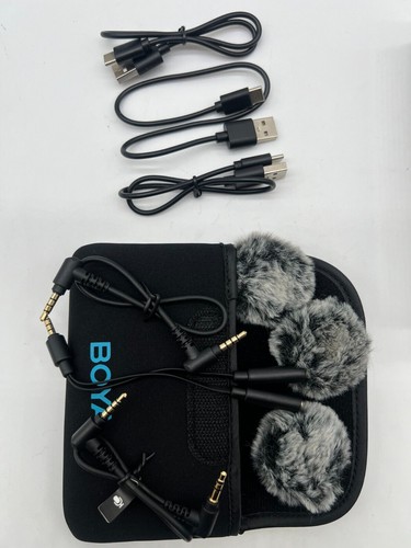 BOYA Wireless Lavalier Microphones for Cameras Camcorder DSLR Computer - BY-W4 - Picture 6 of 12