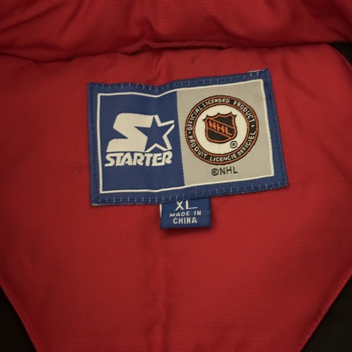 Giacca starter vintage Detroit Red Wings adulto XL pullover con cappuccio ghiaccio centrale NHL - Foto 9 di 12