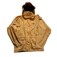 Lowe Alpine Jacket Triple Point Ceramic Orange Hooded Full Zip Coat Size Medium