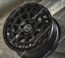 18" Black Swamper Alloy Wheels For Volkswagen Transporter T7 2024 6x120 6 Stud