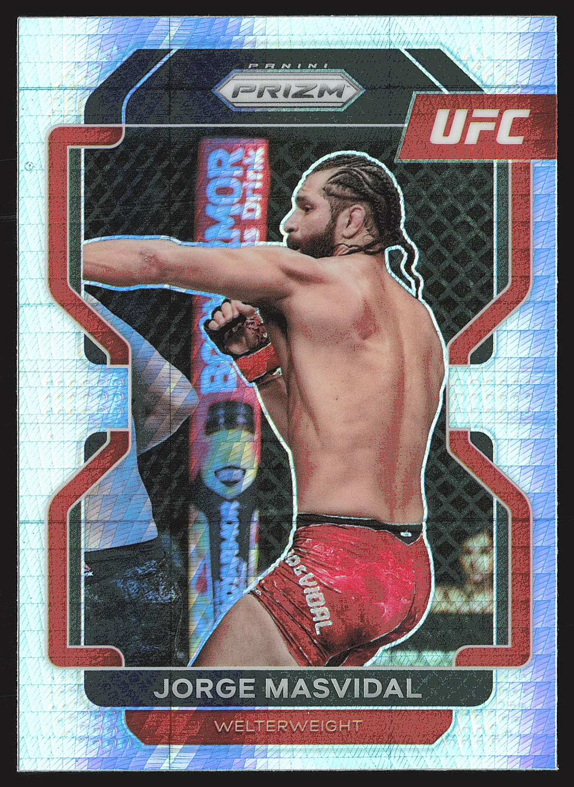 2022 Panini Prizm UFC #116 Jorge Masvidal Hyper