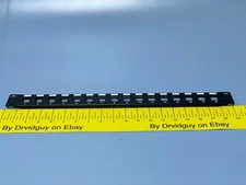 Cable Wholesale 68PB-01016 16-Port Rackmount Blank Keystone Patch Panel; 1U