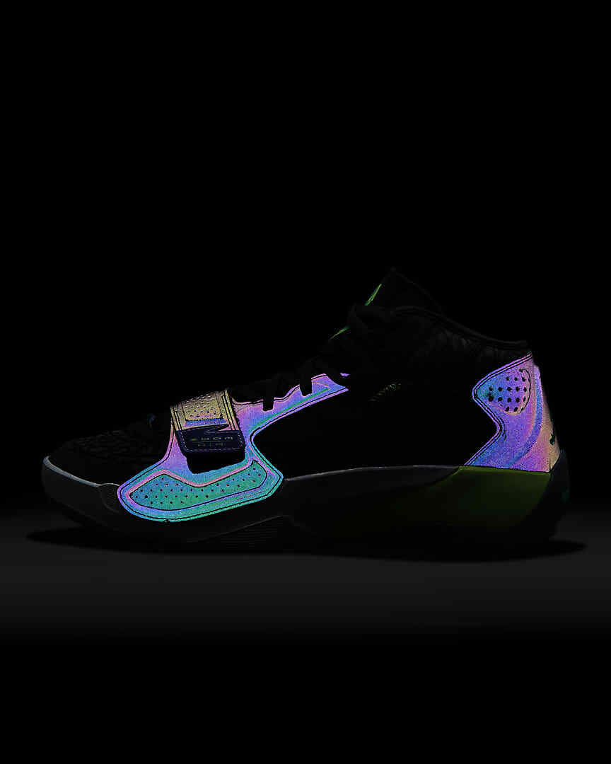 美品NIKE JORDAN ZION 2 PF DV0550-030 28.0㎝ Nike Zion 2 PF Holographic Men's Basketball Shoes DV0550-030