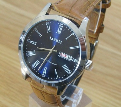 lorus blue dial watch