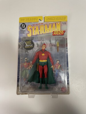 DC DIRECT JSA THE GOLDEN AGE STARMAN 2000 ACTION FIGURE NEW MOC.