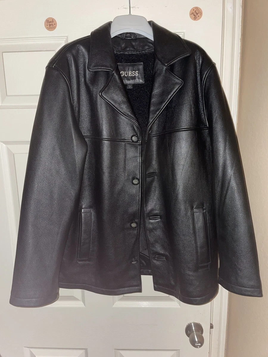 Guess vintage shop leather jacket