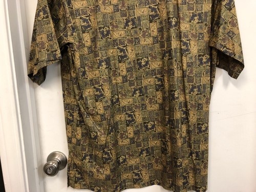 Tori Richard Men’s Large Town And Country Rich Leaves 100% cotton made in Hawaii - Picture 10 of 10