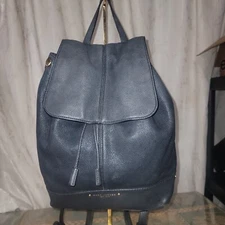 Marc Jacobs New York Women Backpack Genuine soft leather large Drawstring- read 