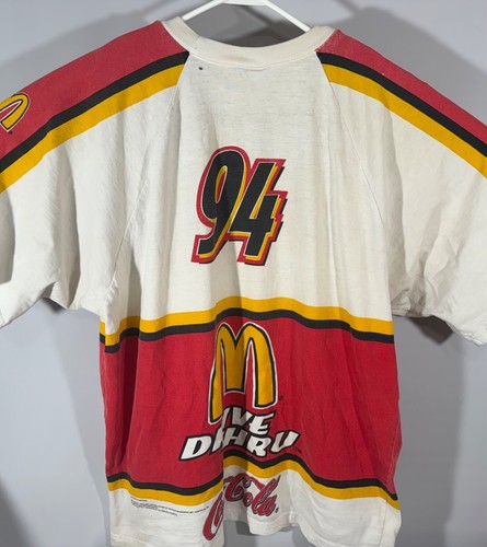 Vtg 1999 NASCAR Bill Elliot McDonald’s Snap On Shirt #94 Pit Crew XL AOP RARE - Picture 9 of 12