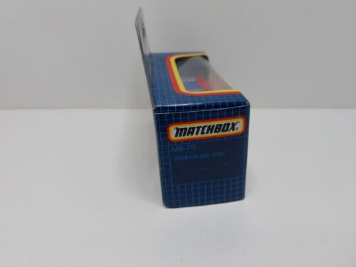 Matchbox Ferrari 308 GTB Pioneer 1981 MB70 modellino auto scatola originale rarissimo ottimo - Foto 6 di 7