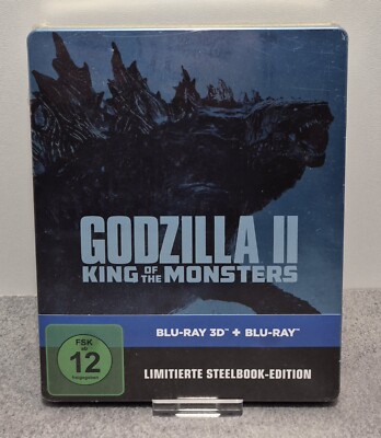 Godzilla Il - King of the Monsters - 3D & 2D Blu-Ray Steelbook - OOP - NEU & OVP