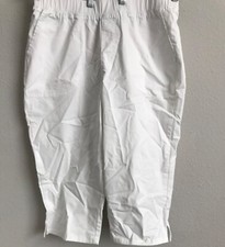 Denim  Co. Twill Regular Relaxed Pull-On Skimmer - White sz Small a575304
