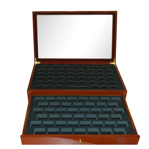 Oak Display Box for presidential dollars Rolls (slight aesthetic defect) - Picture 2 of 3