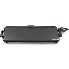 Presto #07072. Slimline Nonstick Electric Griddle. 1500W, Black