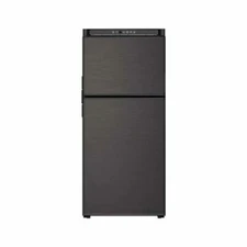 Norcold N8DCBKR 8 Cu. Ft. 12V DC Right-Hand Black Refrigerator