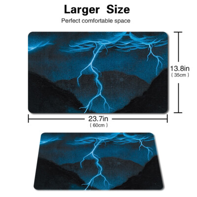 Lightning Bolt プレイマット Lightning Bolt.- Board Game MTG Playmat Games Mousepad Play