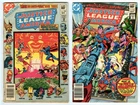 Vintage JUSTICE LEAGUE of AMERICA #208 & #218! JSA! Masters of Universe Preview!