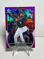 2023 Bowman Chrome Wilber Sanchez 1st Prospect Fuchsia Refractor #'d /199