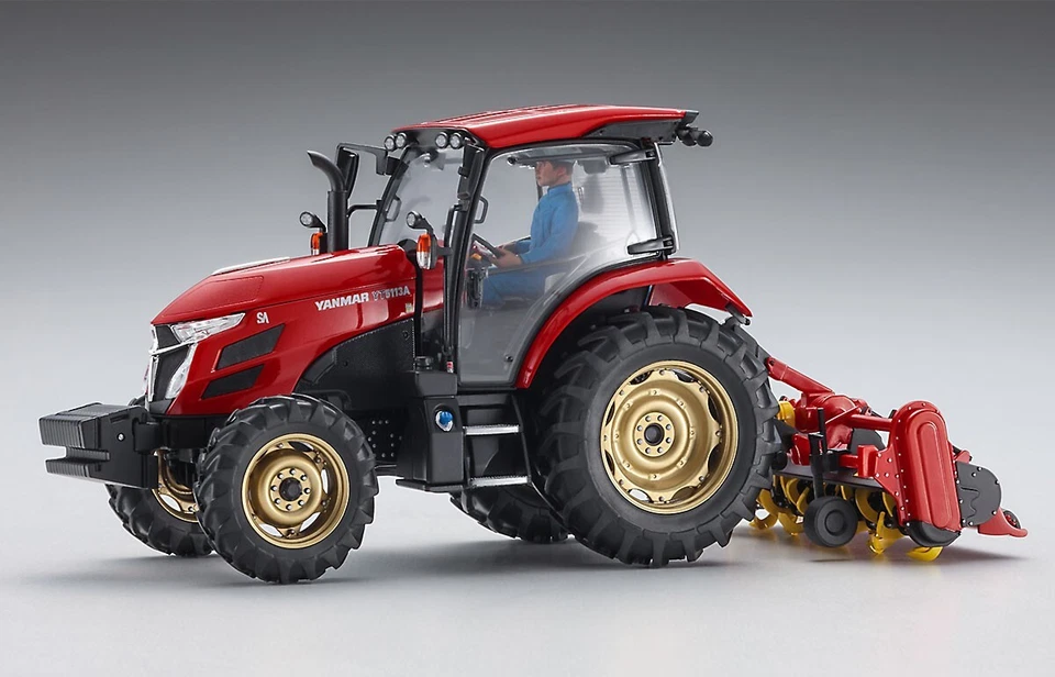 Modellino trattore 1/35 Yanmar Tractor YT5113A Rotary HASEGAWA 66106 Scala 1:35 - Immagine 2 di 4
