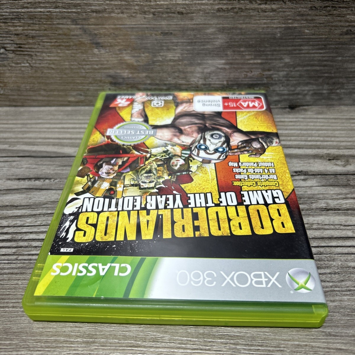 Jeu Xbox 360 Borderlands - Édition Game Of The Year - Version PAL FR Complète