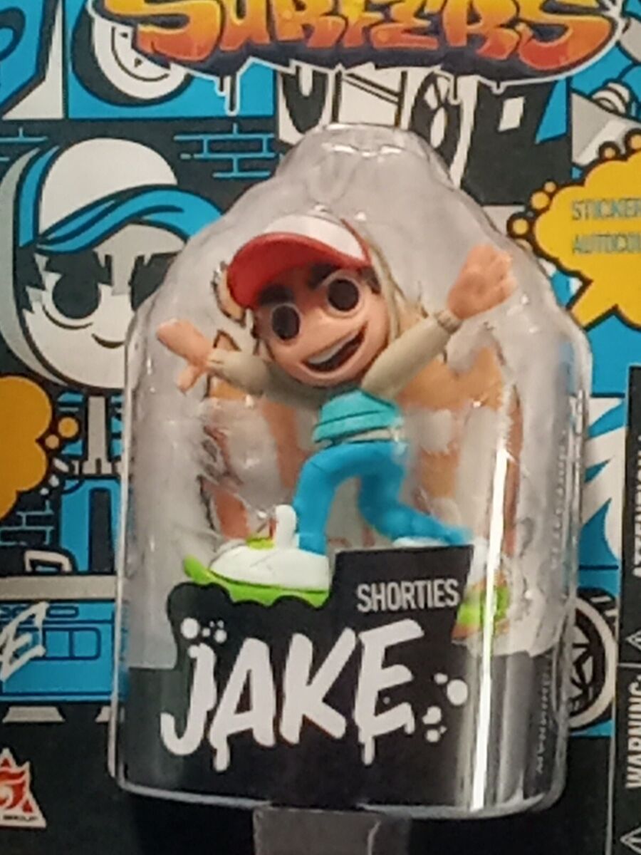 Subway Surfers Collectible 2 Mini Figures Skating Jake New In