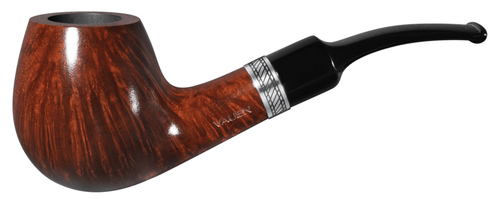 Vauen Pipe Quentin Brown Smooth / Silver-Colored Ring / 9 mm / 6 Models - Picture 10 of 12