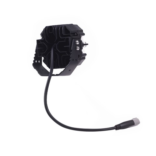 Square LED Pod Lights 5inch Spot Beam White Amber DRL Off Road Driving Light Kit - Picture 11 of 15