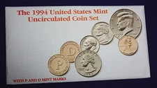 1994 Mint SET AS ISSUED BY U.S. MINT  UNCIRCULATED Genuine U.S.