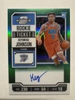 2023-24 Panini Contenders Optic Keyontae Johnson RC Auto Autograph Green /75 OKC