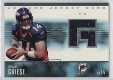 2003 Upper Deck UD Game Jersey Brian Griese #GJ-BG 0q3