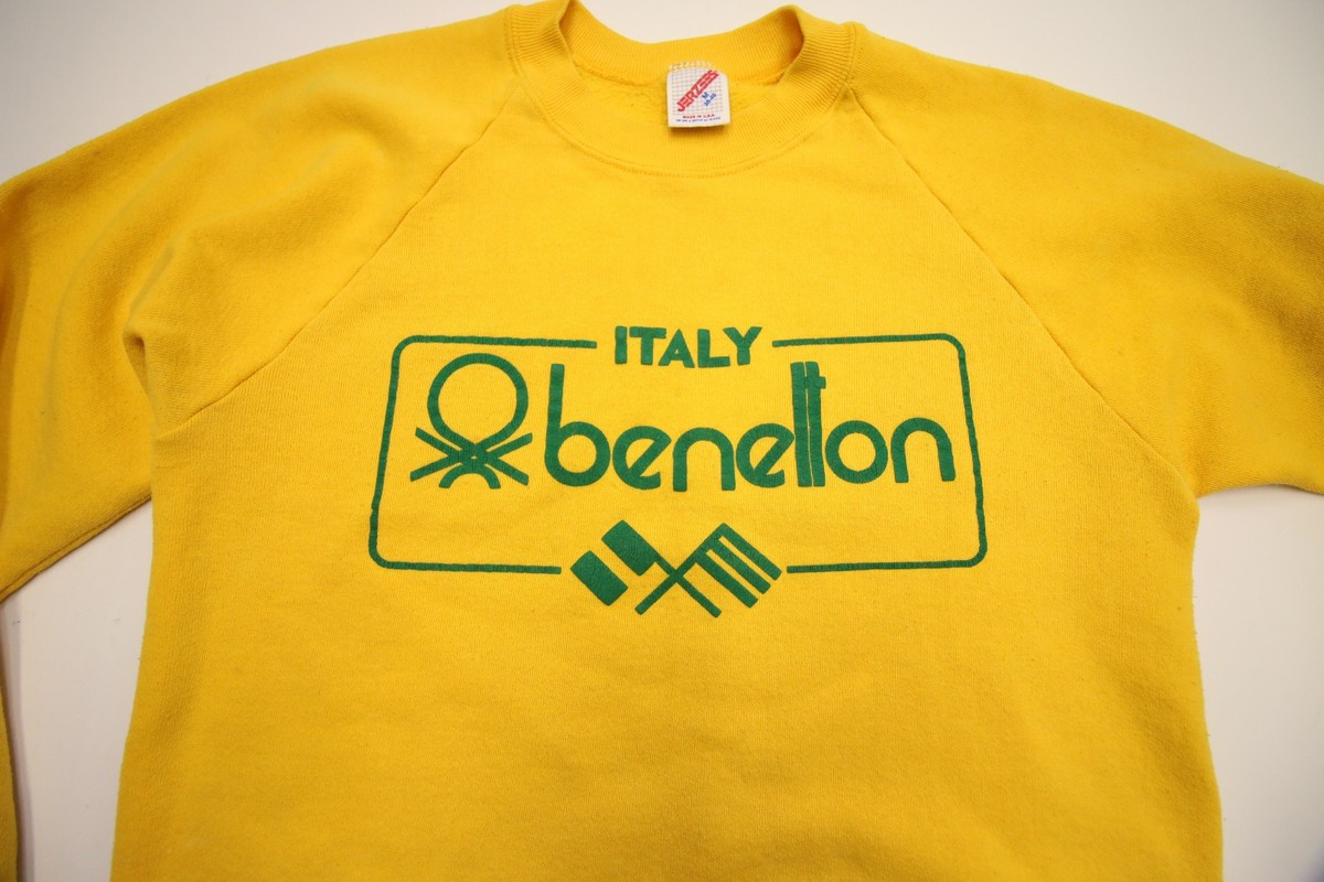 Vintage United Colors Benetton Italy Crewneck Sweatshirt Womens M 