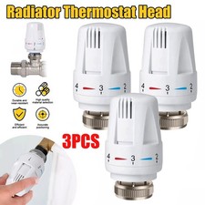 3 Thermostatic Radiator Head Regulator Thermostatic Head Heating Valve M30x1.5mm
