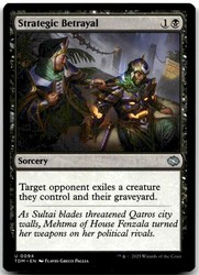 Strategic Betrayal #94 Tarkir: Dragonstorm MTG Uncommon