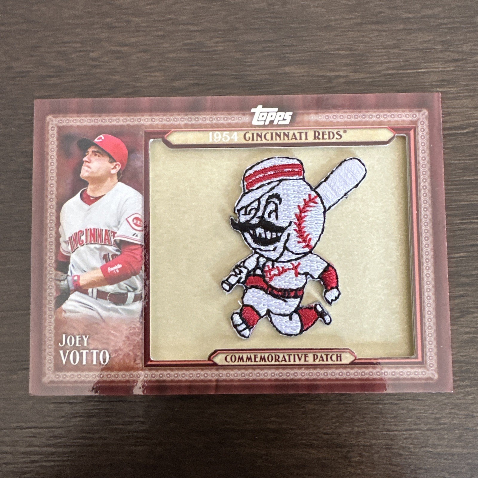 Joey Votto #TLMP-JV 2011 Topps Baseball Throwback Logo Manufactured Patch