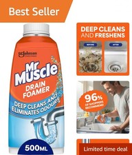 500 ml Drain Foaming Solution: Fast-Acting Odor Eliminator and Pipe Cleaner
